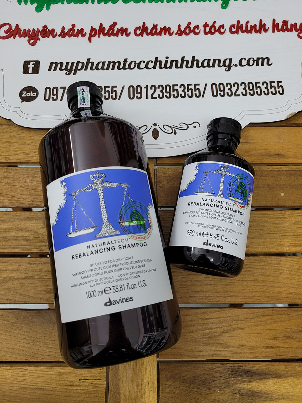 DẦU GỘI CÂN BẰNG DẦU DAVINES REBALANCING 250ML - 1000ML