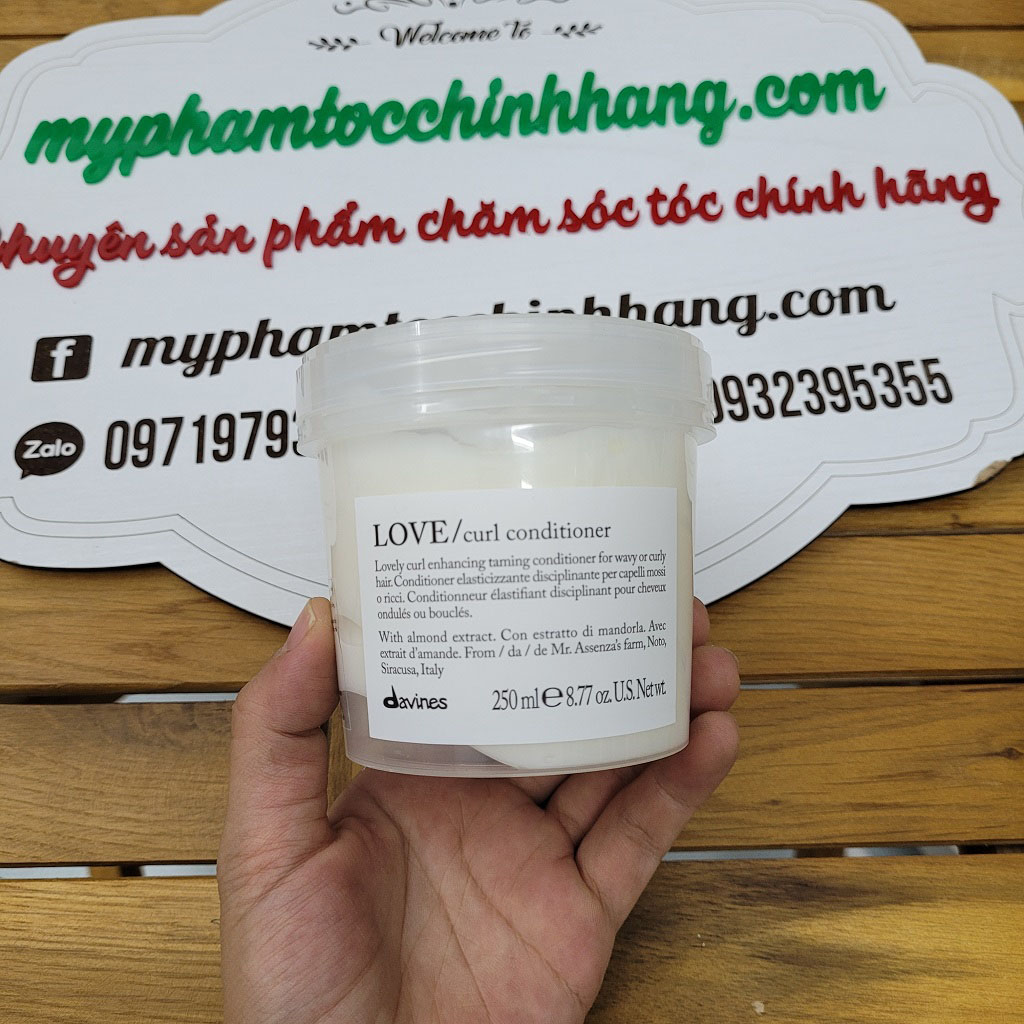 Dầu gội – dầu xả cho tóc uốn xoăn Davines  Essential Haircare LOVE CURL
