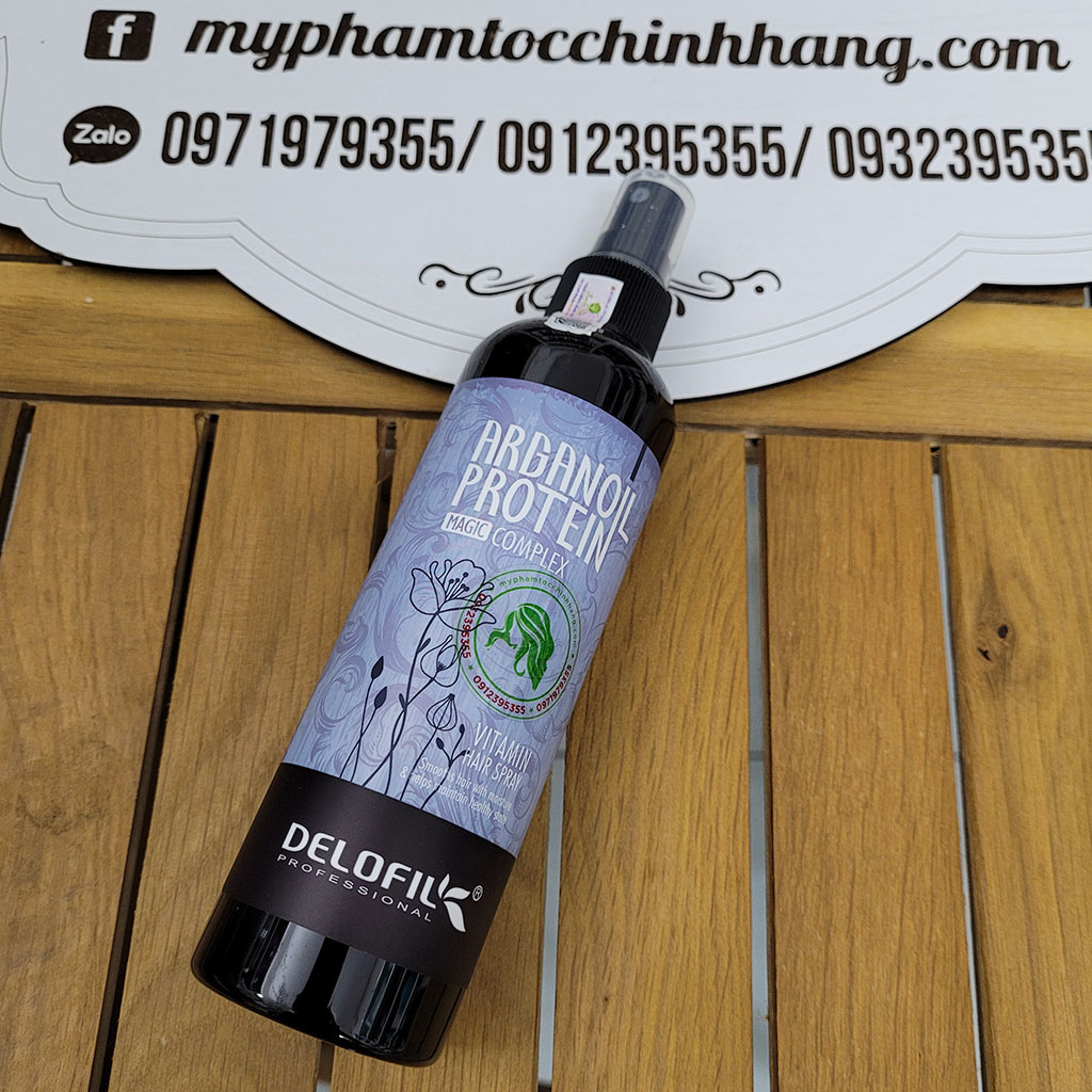 XỊT DƯỠNG TÓC PROTEIN VITAMIN DELOFIL 260ML