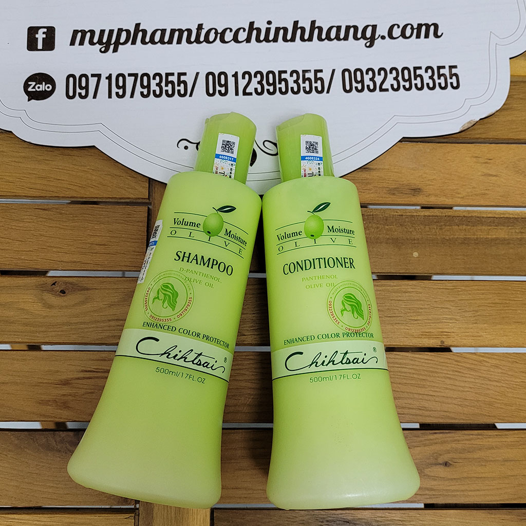 DẦU GỘI XẢ OLIVE CHIHTSAI 500ML - 1000ML