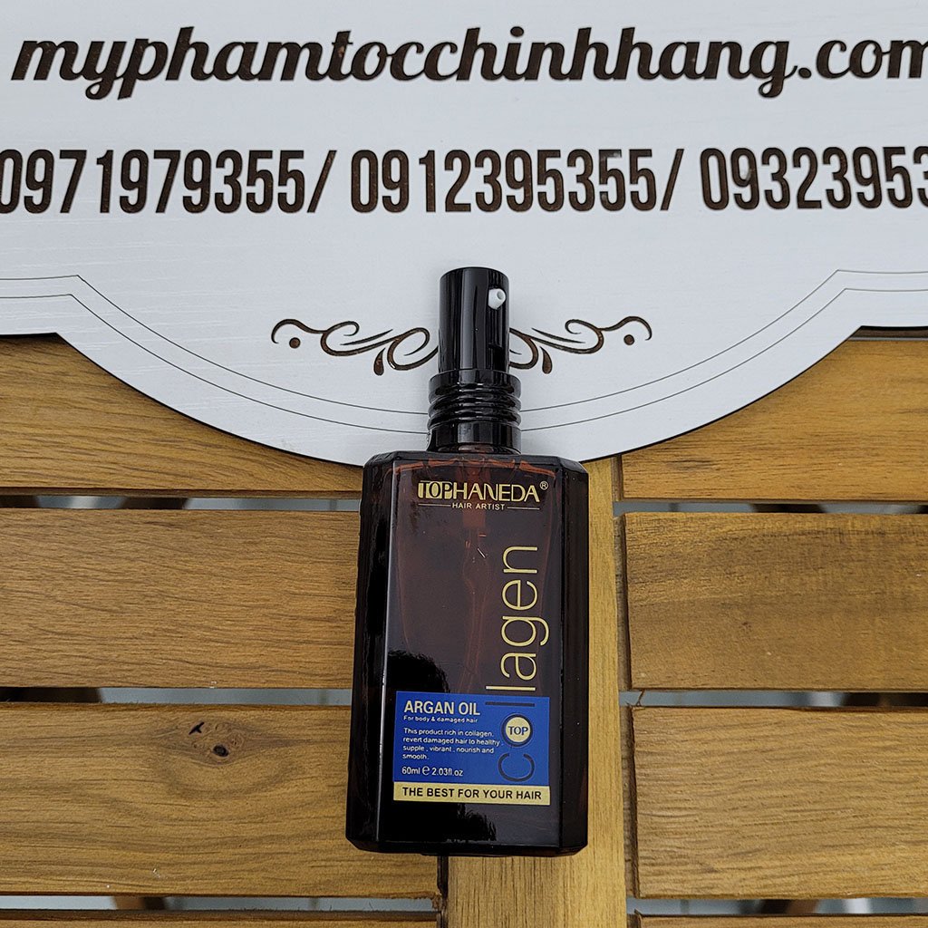 DẦU DƯỠNG TÓC HANEDA COLLAGEN ARGAN OIL 60ML