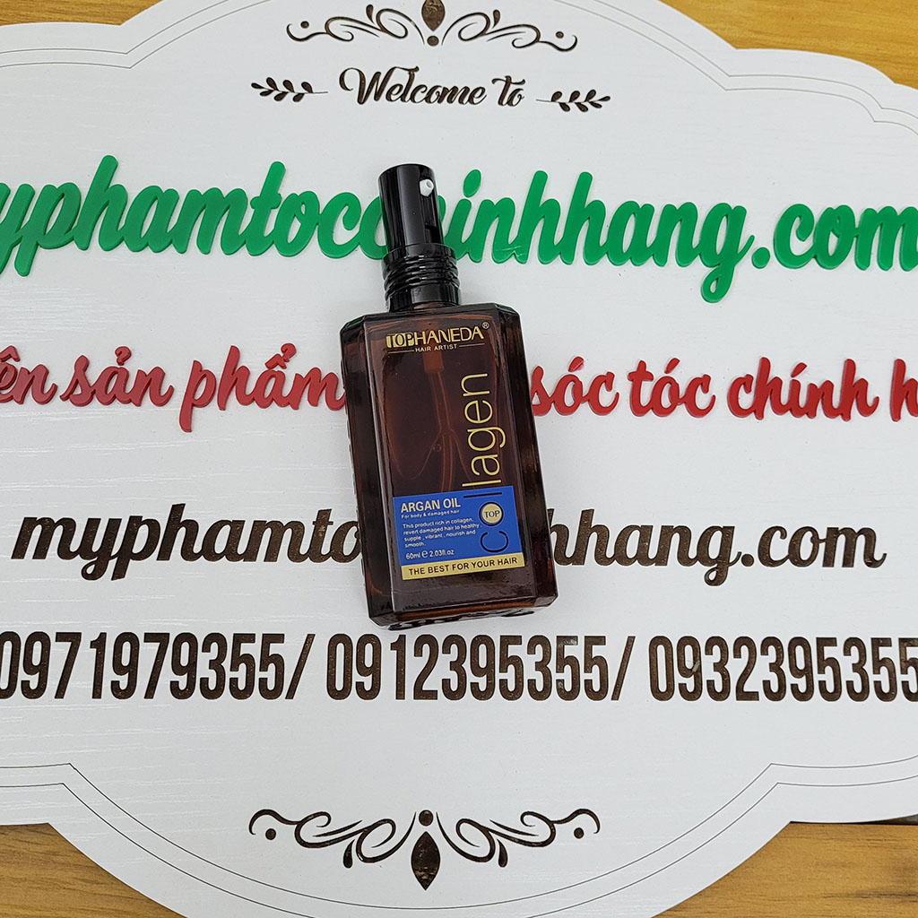 DẦU DƯỠNG TÓC HANEDA COLLAGEN ARGAN OIL 60ML