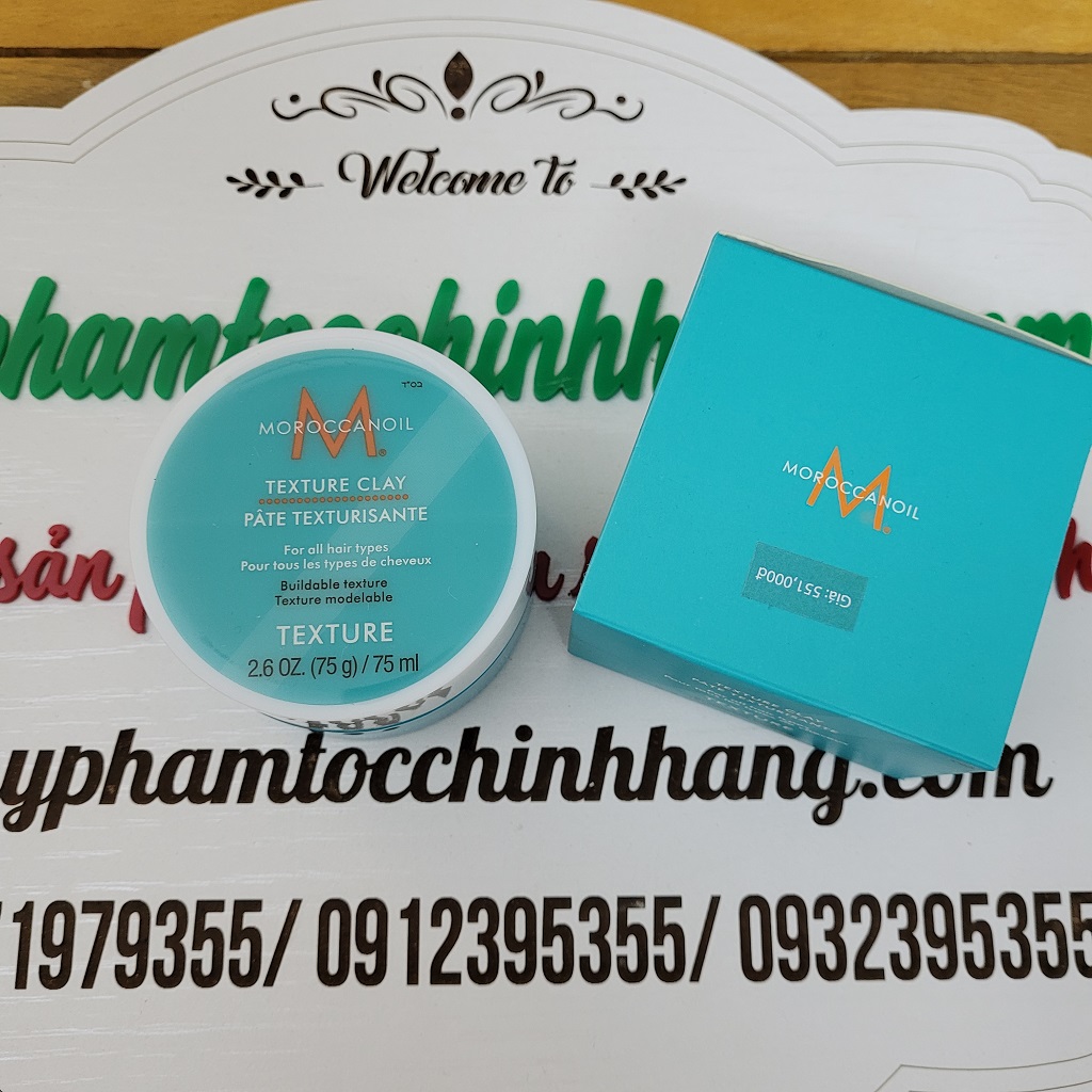 Sáp Tạo Kiểu Moroccanoil Texture Clay 75g