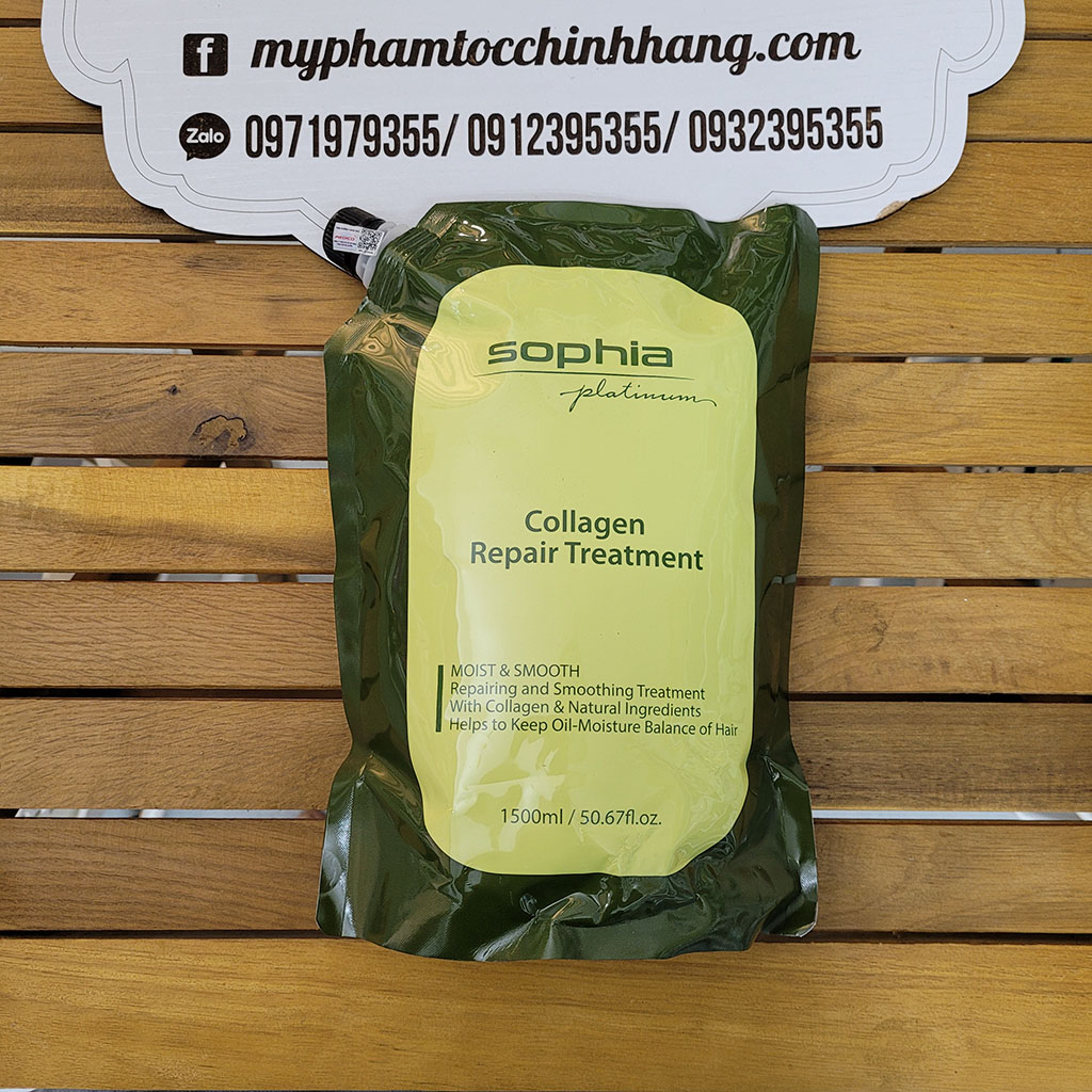 Hấp phục hồi thảo dược collagen Sophia 450ML - 1000ML - 1500ml
