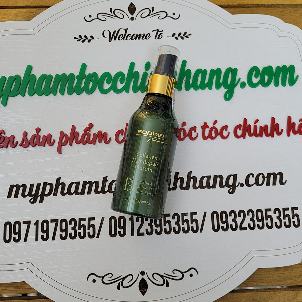 SOPHIA TINH DẦU PHỤC HỒI TÓC COLLAGEN HAIR REPAIR SERUM 100ML