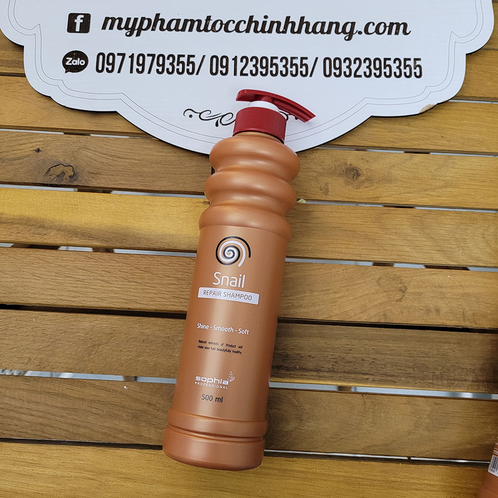 DẦU GỘI XẢ SHOPHIA SNAIL PROFESSIONAL SHAMPOO & CONDITIONER 500ML