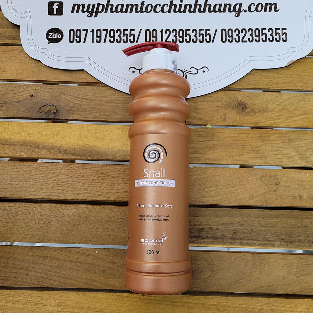 DẦU GỘI XẢ SHOPHIA SNAIL PROFESSIONAL SHAMPOO & CONDITIONER 500ML