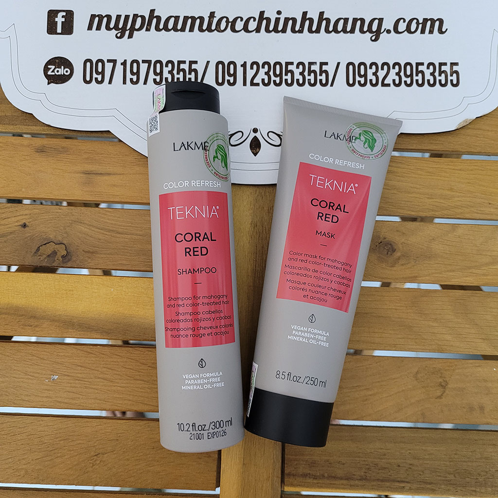 DẦU GỘI HẤP CHO TÓC NHUỘM MÀU ĐỎ LAKME ULTRA RED 300ML/250ML