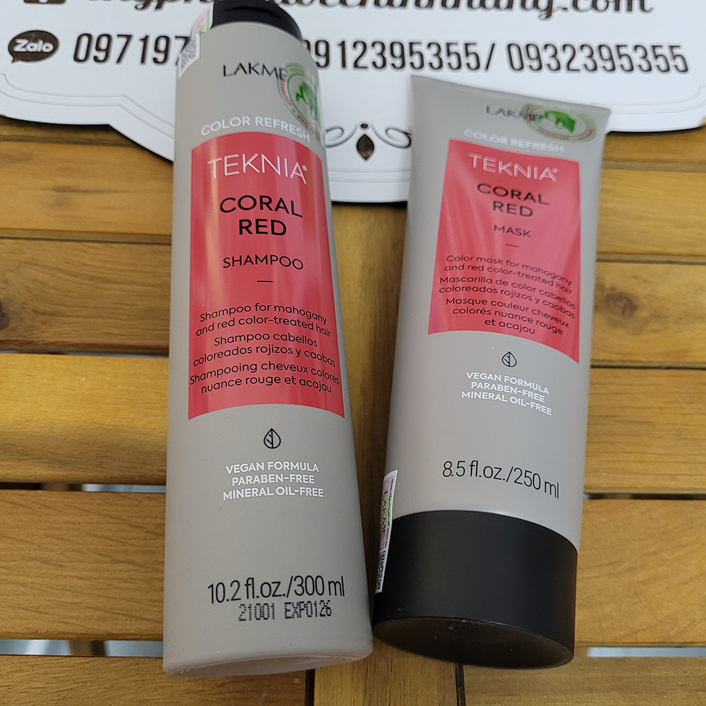 DẦU GỘI HẤP CHO TÓC NHUỘM MÀU ĐỎ LAKME ULTRA RED 300ML/250ML