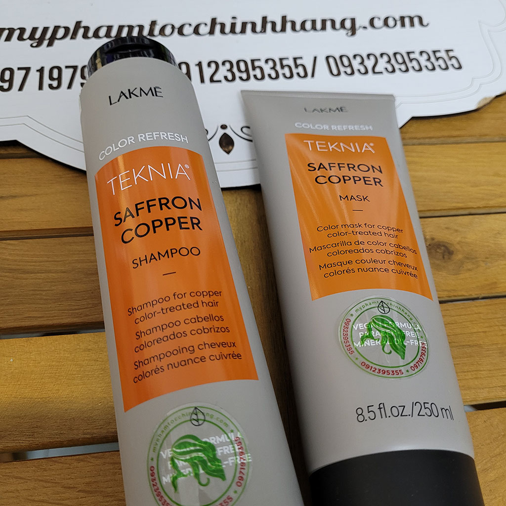 DẦU GỘI XẢ CHO TÓC NHUỘM MÀU ĐỒNG LAKME ULTRA COPPER 300ML - 250ML