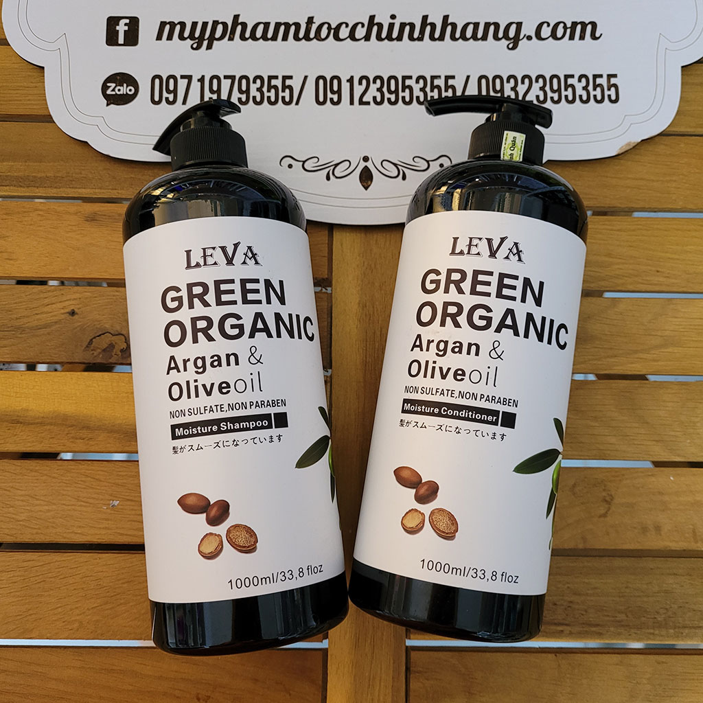 Dầu gội xả siêu mượt phục hồi Green Organic ( hương nước hoa) 800ml - 1000ml