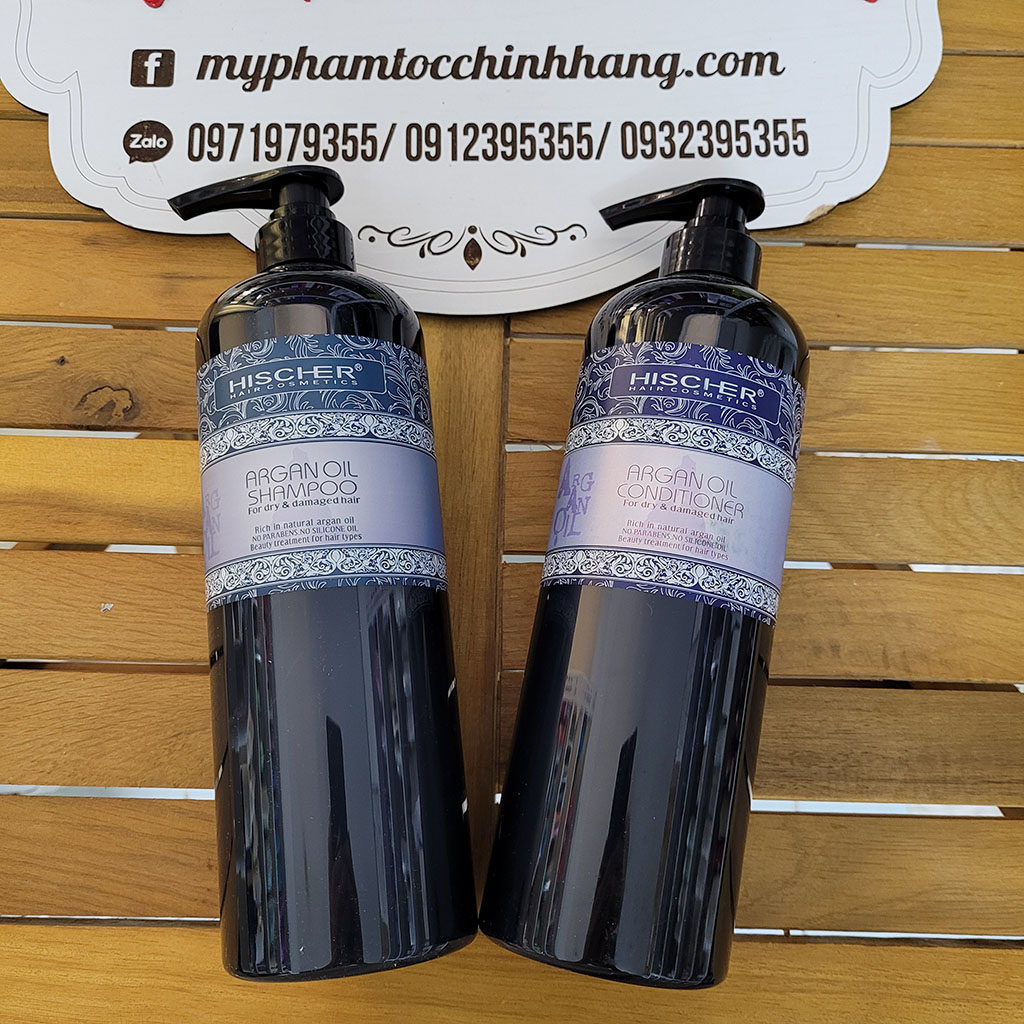 DẦU GỘI XẢ HISCHER ARGAN OIL 500ML - 1000ML