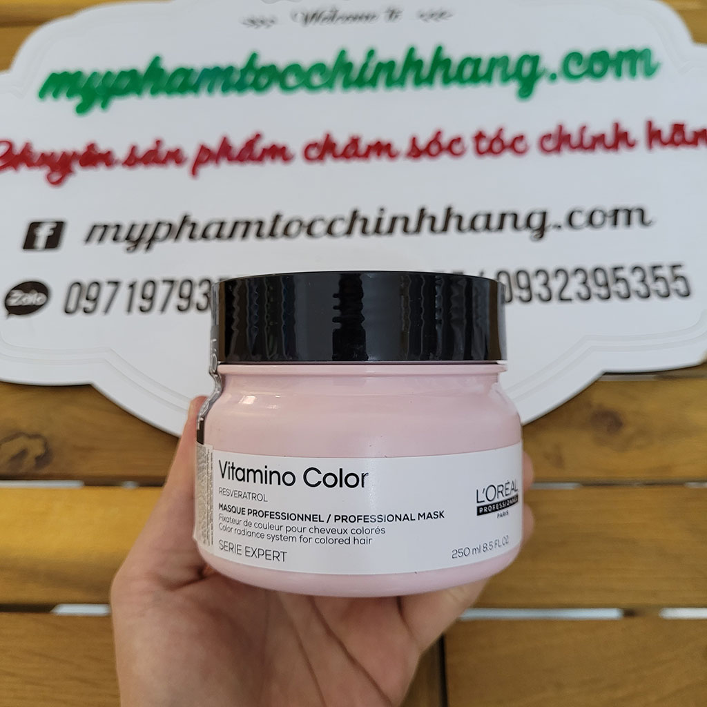 HẤP KHÓA MÀU TÓC NHUỘM VITAMINO COLOR 250ML - 500ML