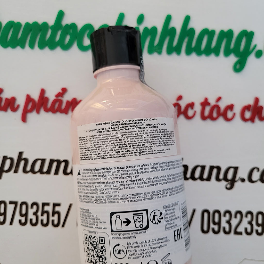 DẦU GỘI XẢ DÀNH CHO TÓC NHUỘM VITAMINO COLOR 500ML - 300ML-200ML