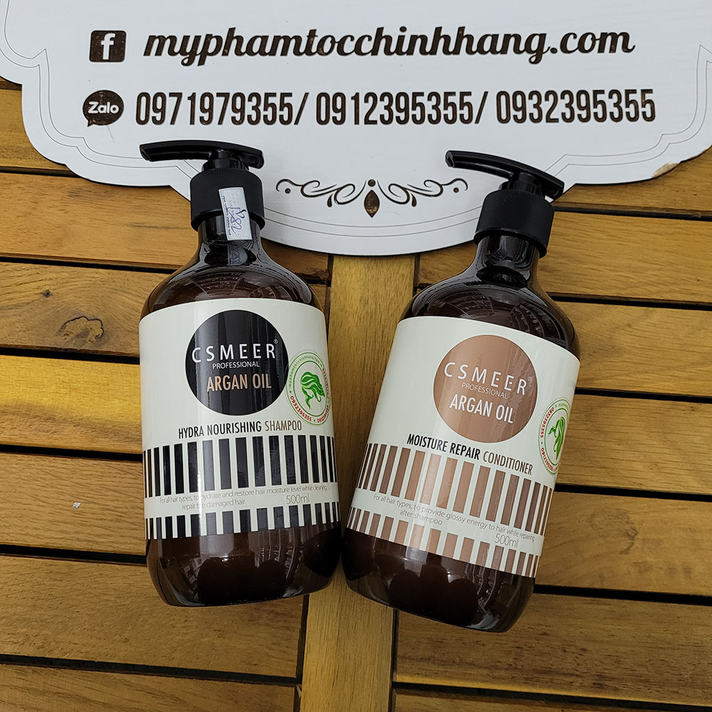 DẦU GỘI XẢ CSMEER ARGAN OIL 500ml - 750ML