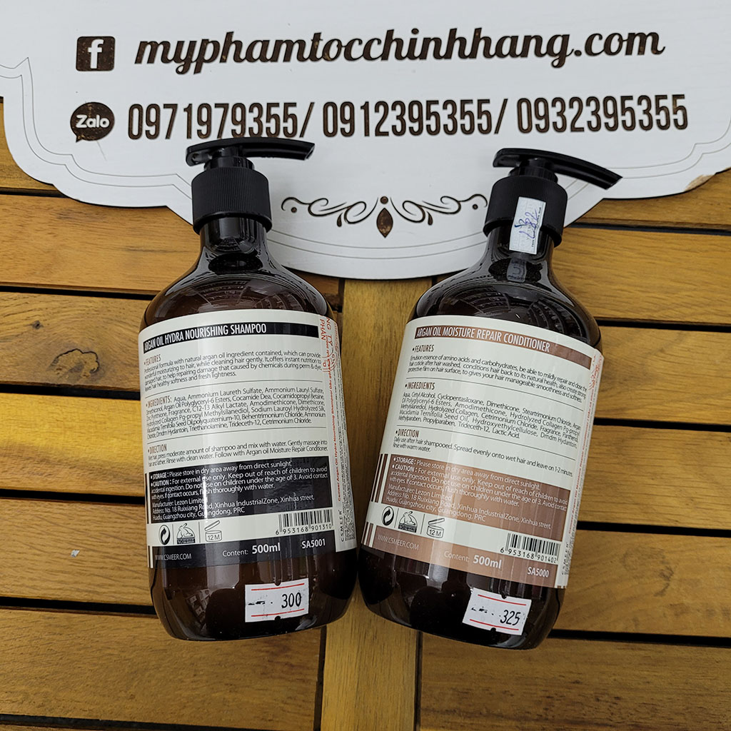 DẦU GỘI XẢ CSMEER ARGAN OIL 500ml - 750ML