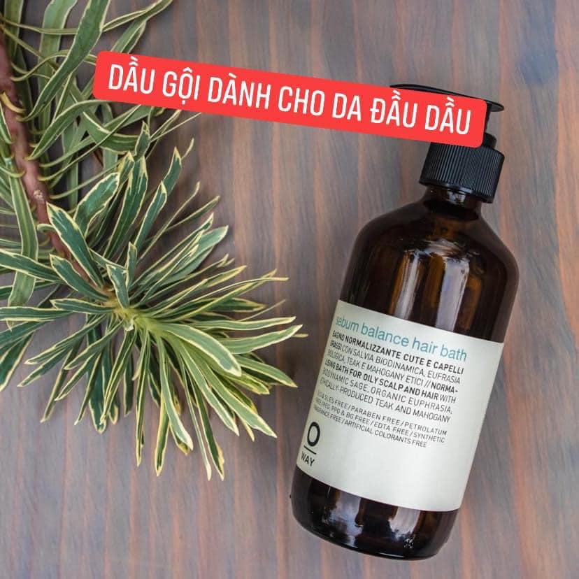 DẦU GỘI OWAY SEBUM BALANCE HAIR BATH CÂN BẰNG DA ĐẦU DẦU 240ML - 950ML