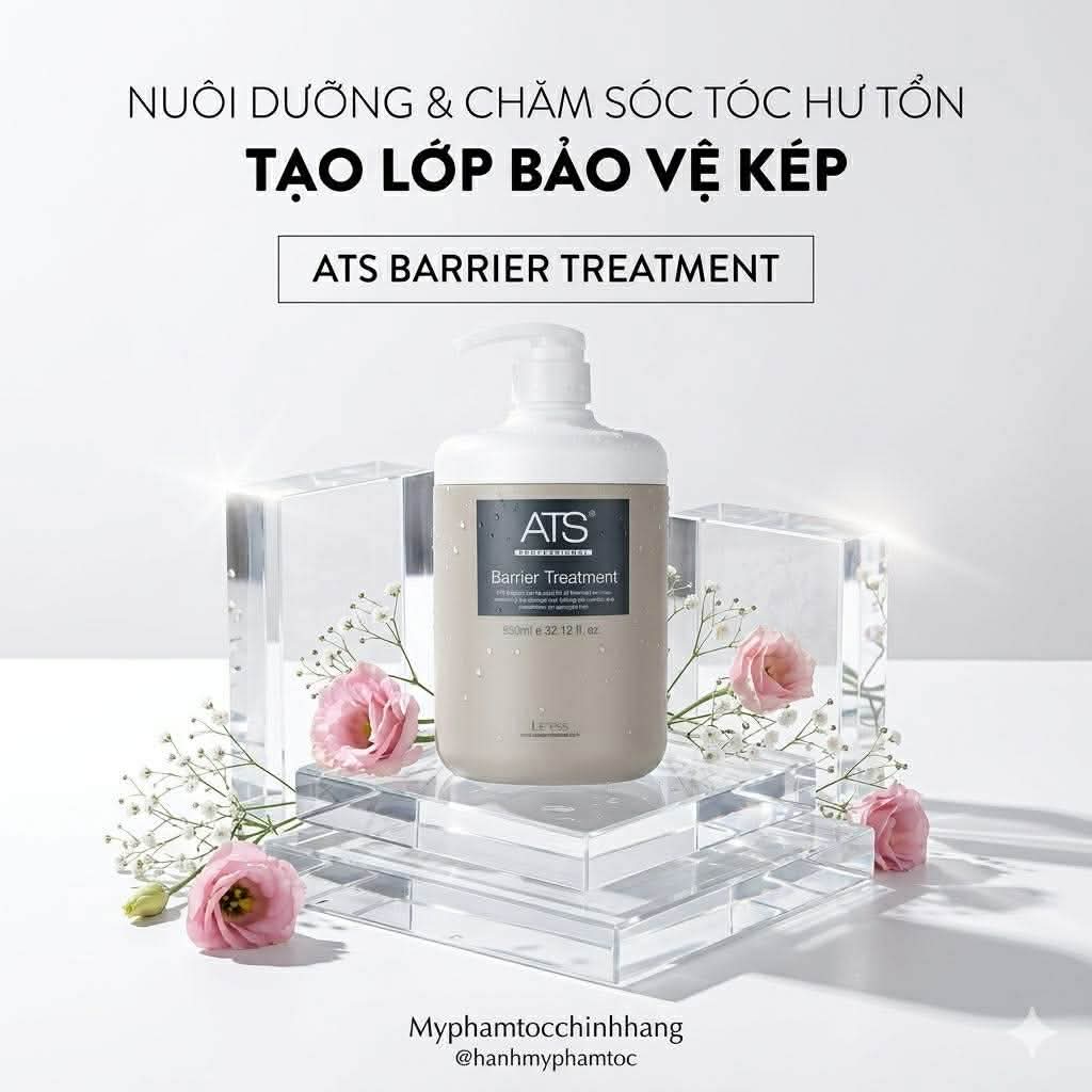Kem hấp ATS Barrier Treatment Damaged Hair Mask Conditioner 950ml