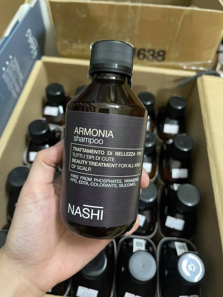 Dầu gội làm sạch da đầu dầu, gàu và khô Nashi Armonia Purifying Shampoo