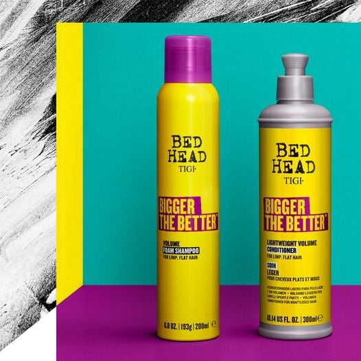 DẦU GỘI VÀ XẢ TĂNG PHỒNG TIGI BEDHEAD BIGGER THE BETTER 200ML - 300ML