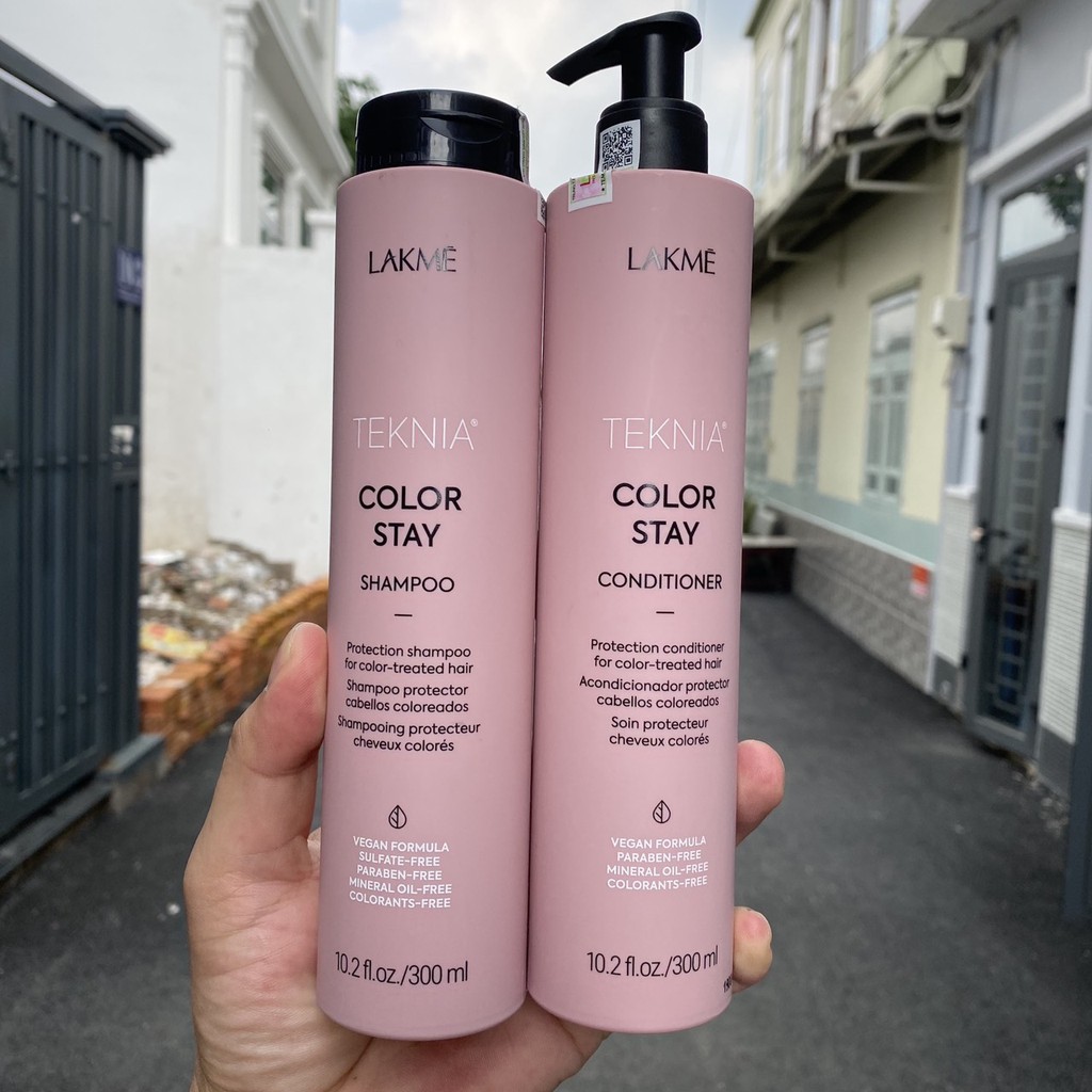 Dầu gội xả giữ màu cho tóc nhuộm Lakme Color Stay không chứa sunfat 1000ml
