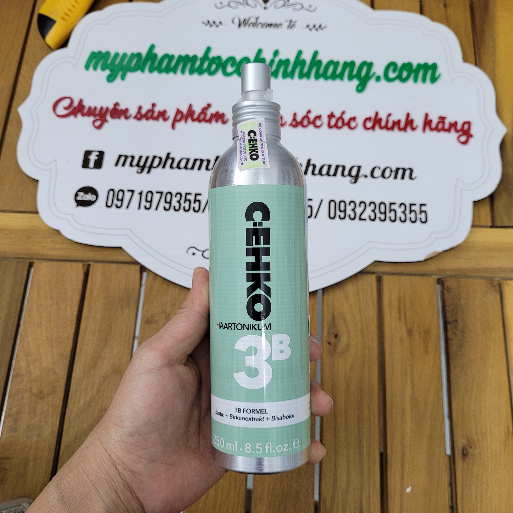 Xịt dưỡng kích thích mọc tóc CEHKO Haartonikum - C:EHKO Haartonikum Tonic Spray