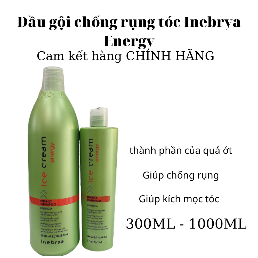 Dầu gội chống rụng Inebrya 300Ml