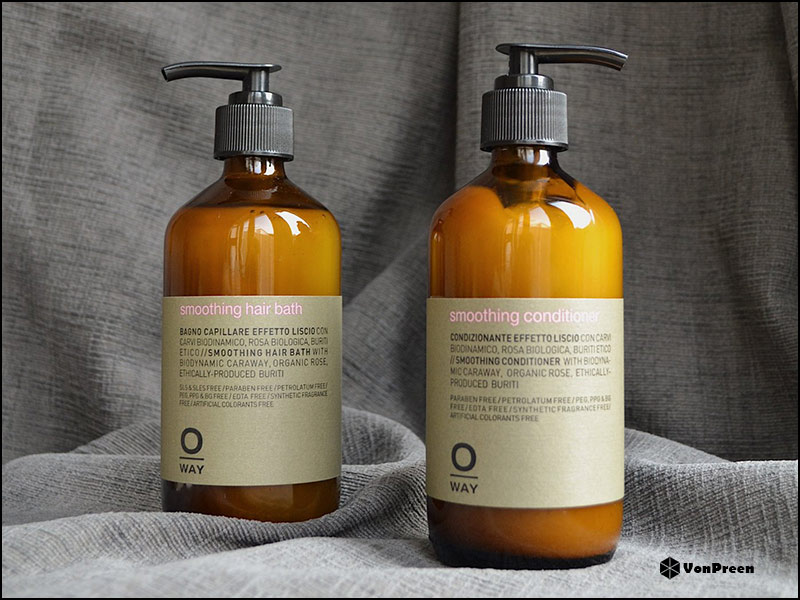 Bộ Dầu Gội & Xả Siêu Mượt OWAY Smoothing Hair Bath & Conditioner 240ml/ 950ml