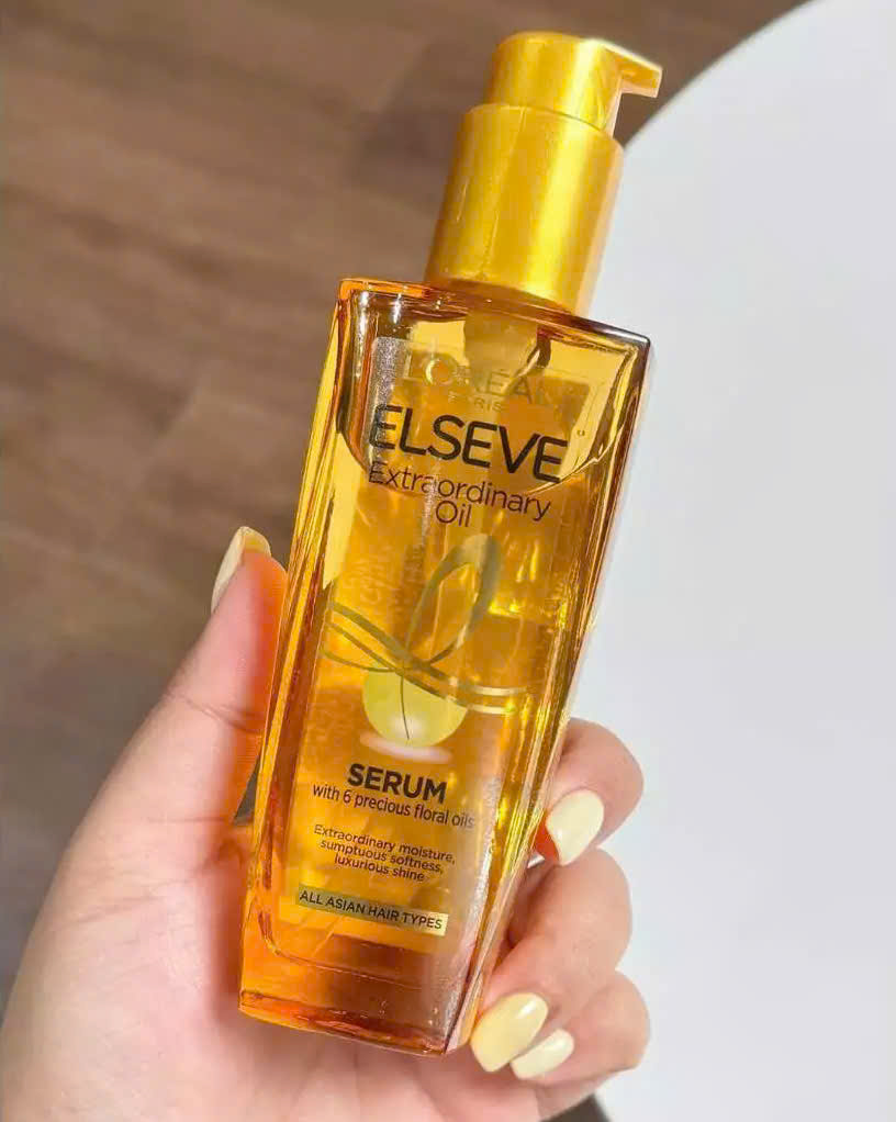 Dưỡng Tóc Mềm Mượt, Óng Bóng L’Oréal Paris Elseve Extraordinary Oil Serum 100ml