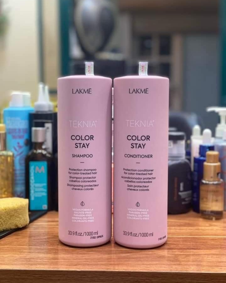 Dầu gội xả giữ màu cho tóc nhuộm Lakme Color Stay không chứa sunfat 1000ml