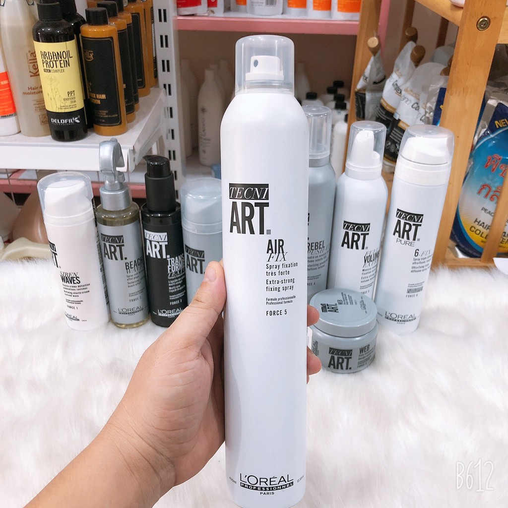 GÔM XỊT L'OREAL TECNI.ART AIR FIX EXTRA - TẠO KIỂU VÀ ĐỊNH HÌNH NẾP TÓC 400ML