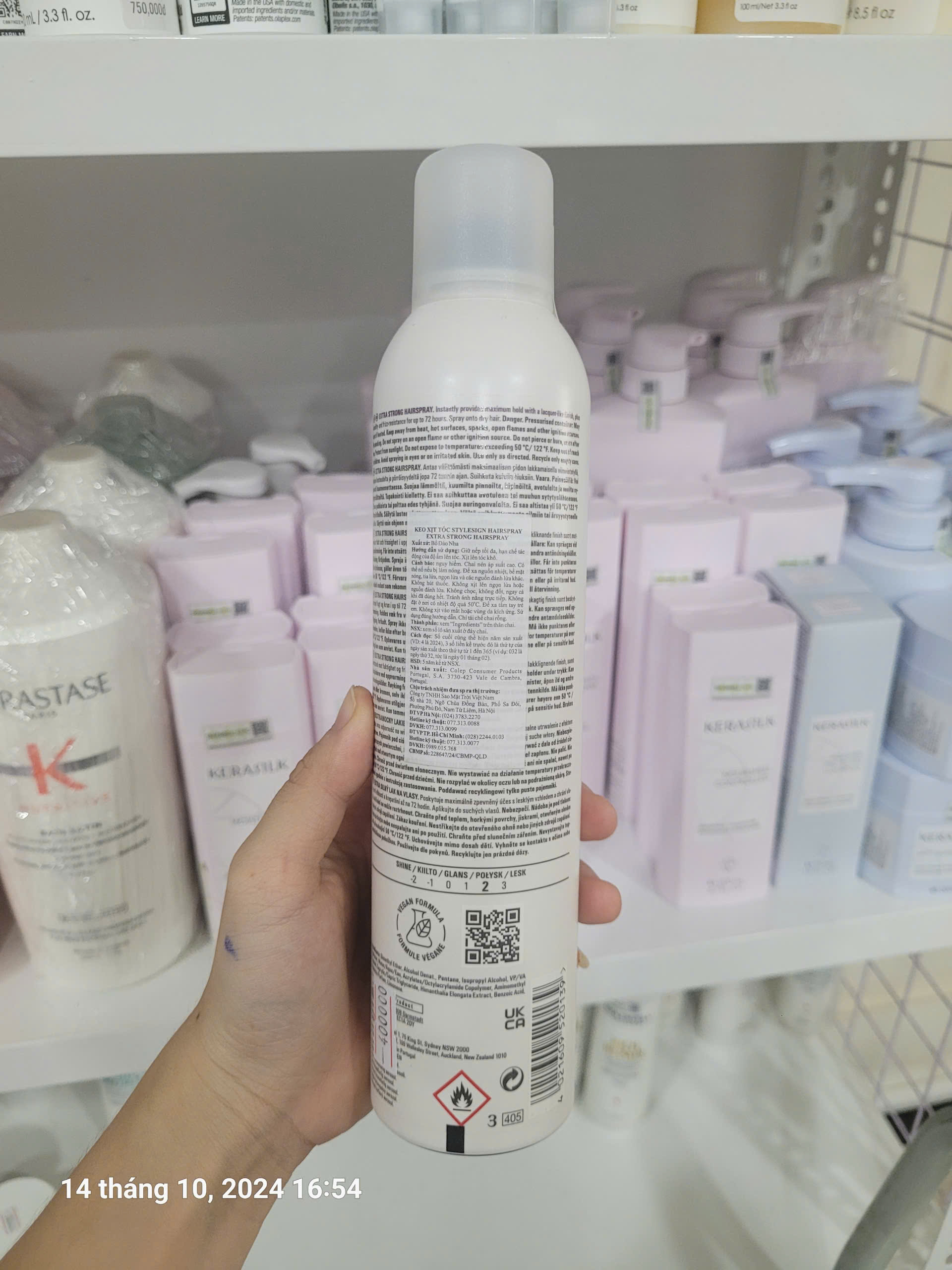 Gôm xịt siêu cứng Goldwell StyleSign Sprayer – Extra Strong Hairspray 300ml