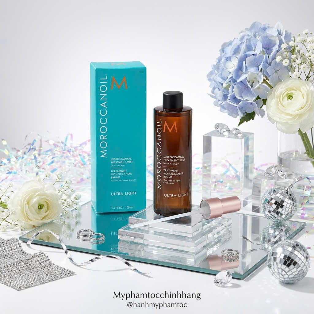 Moroccanoil Treatment Mist Ultra-Light 100ml | Dầu Dưỡng Tóc Dạng Xịt Siêu Nhẹ Không Bết Dính