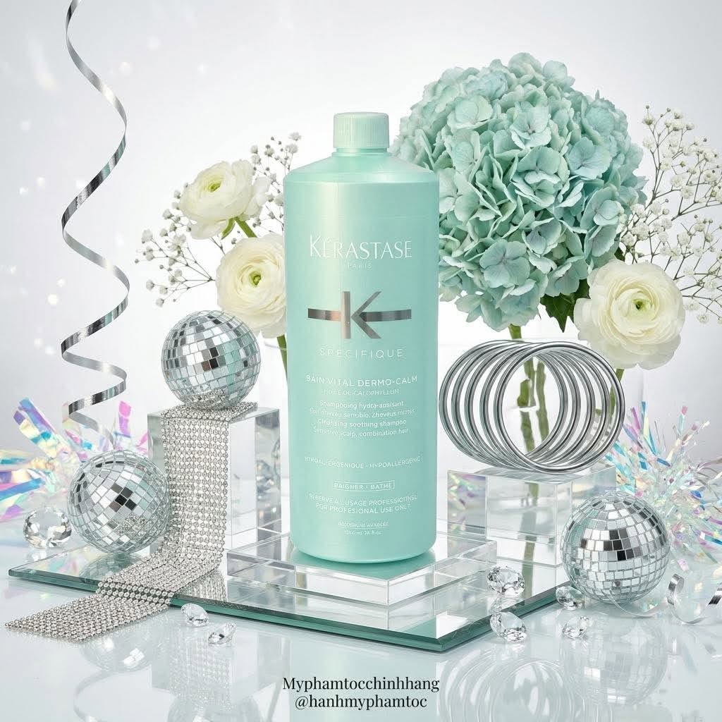 Dầu Gội Kérastase Spécifique Bain Dermo-Calm Cho Da Đầu Nhạy Cảm 250ml | 1000ml