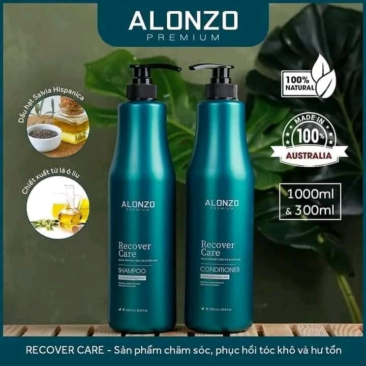 Dầu gội xả phục hồi tóc hư tổn Alonzo Premium Regener 300ml 1000ml