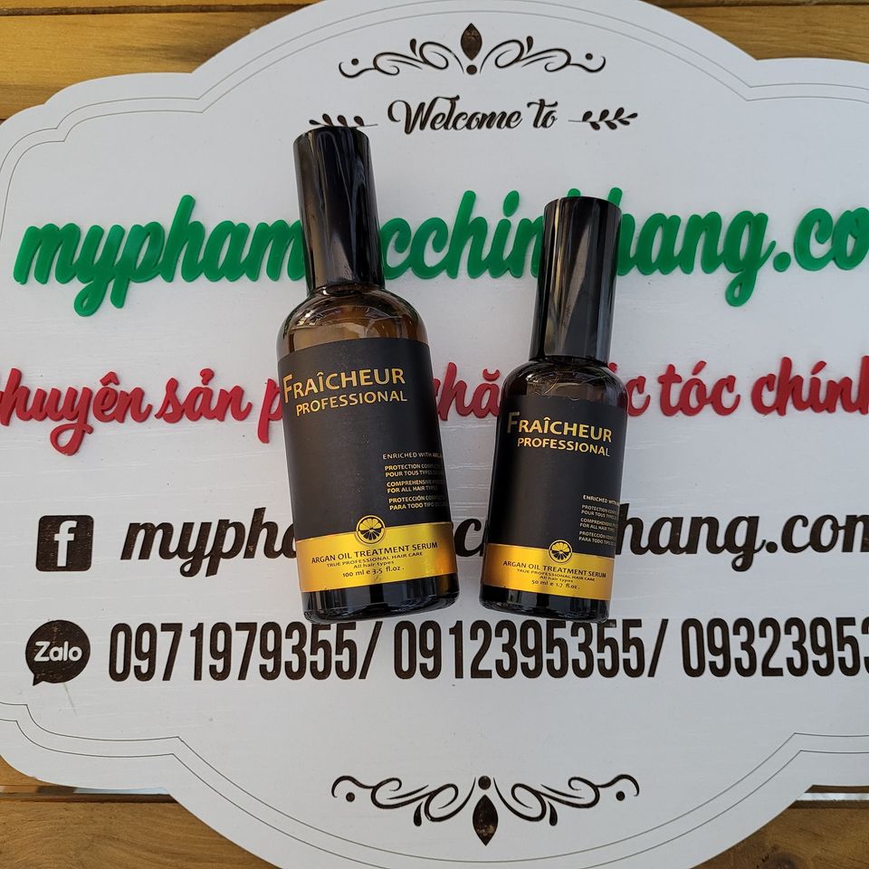 (SALE) TINH DẦU DƯỠNG BÓNG FRAICHEUR ARGAN OIL TREATMENT 50ml -  100ML