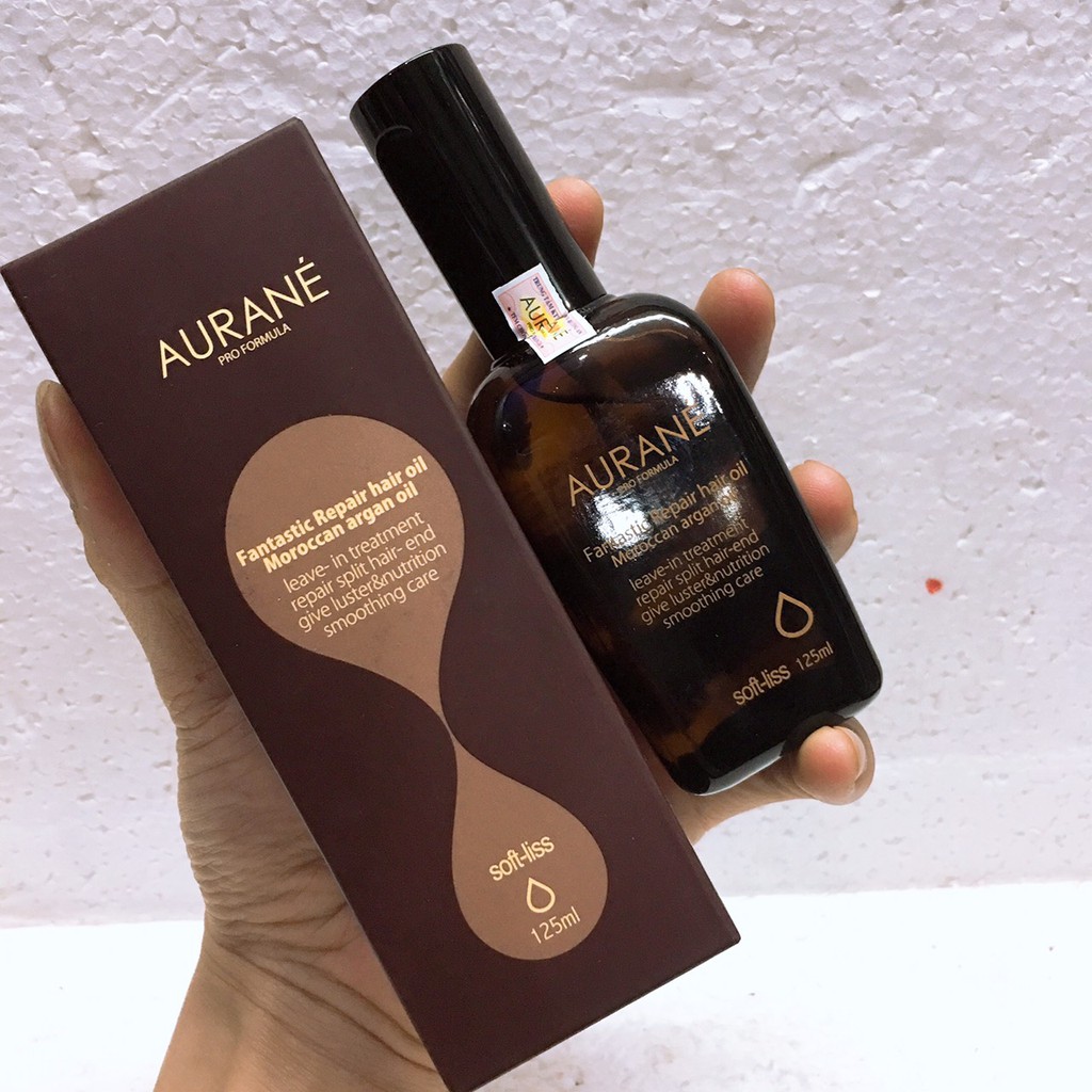 Tinh dầu dưỡng tóc AURANE Argan Fantastic Repair Hair Oil Soft-Liss 125ml
