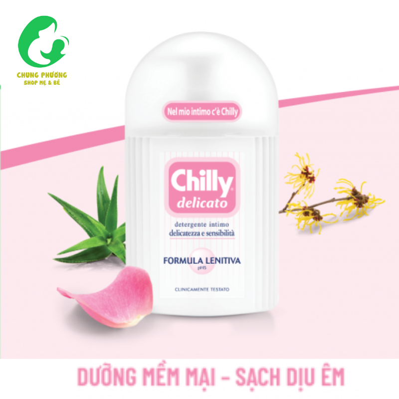 CHILLY – DUNG DỊCH VỆ SINH PHỤ NỮ BÁN CHẠY NHẤT ITALIA 50ML - 200ML