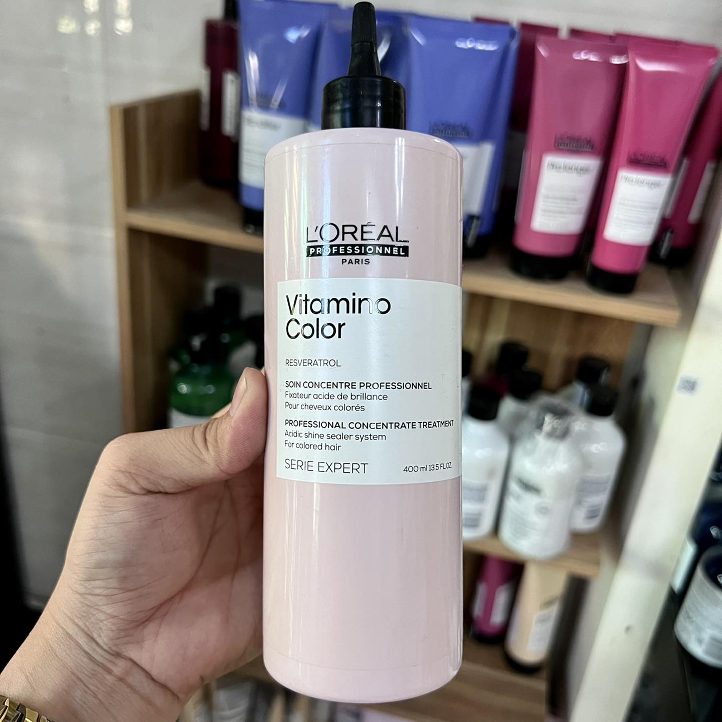 Tinh chất đặc trị L’Oréal Vitamino Color 10 in 1 Spray 400ml