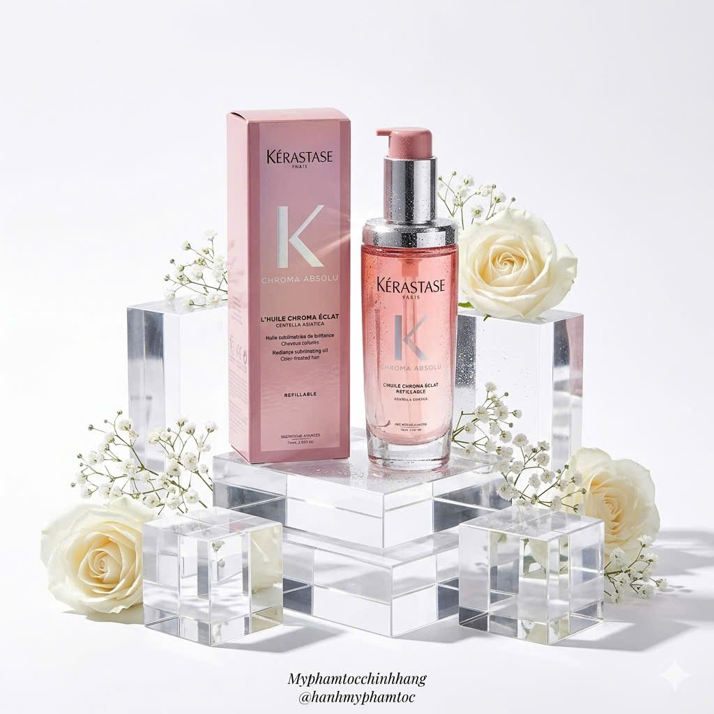 TINH DẦU KERASTASE CHROMA ABSOLU DƯỠNG MÀU 75ML