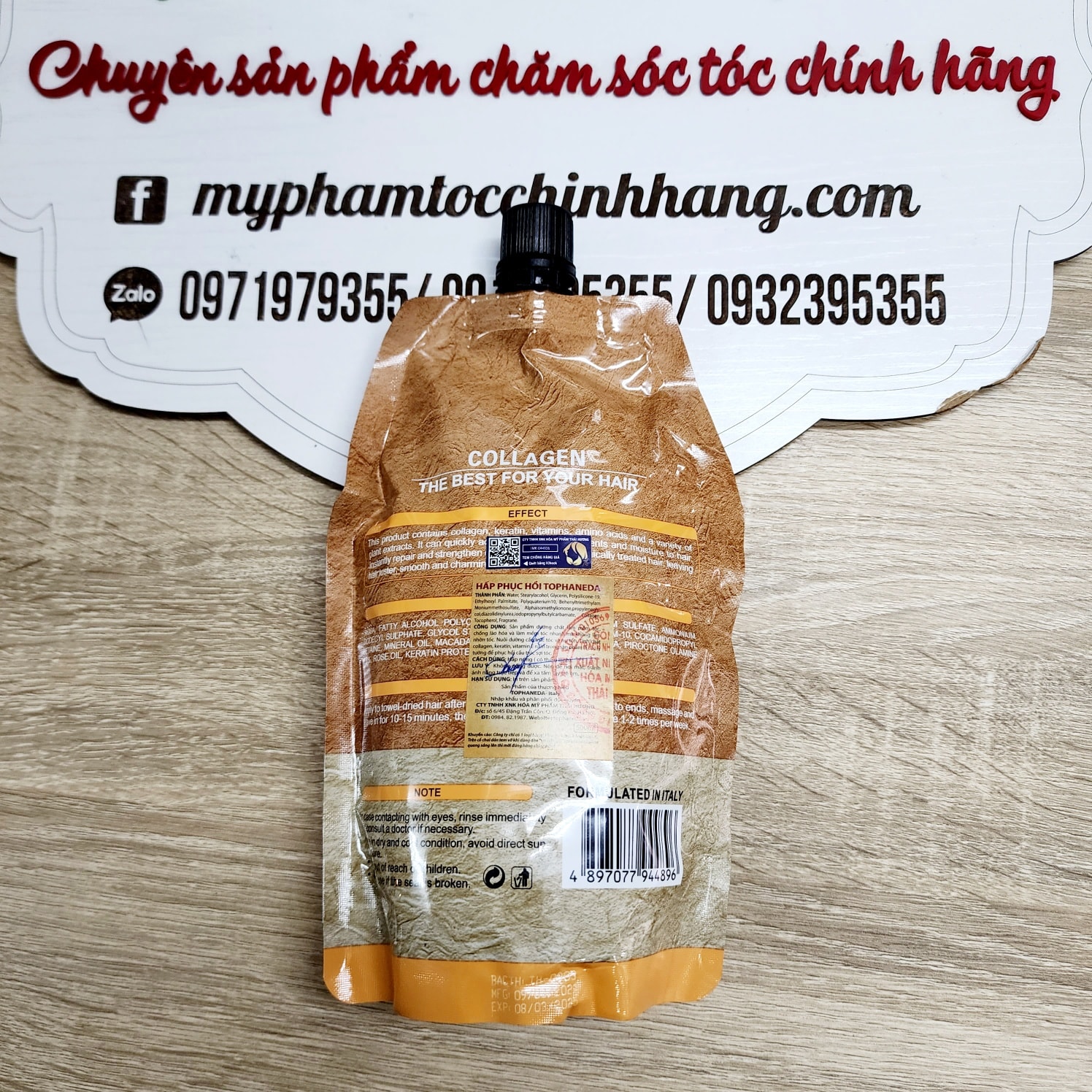 Hấp Tóc Top Haneda Collagen hũ hoặc túi 500ml