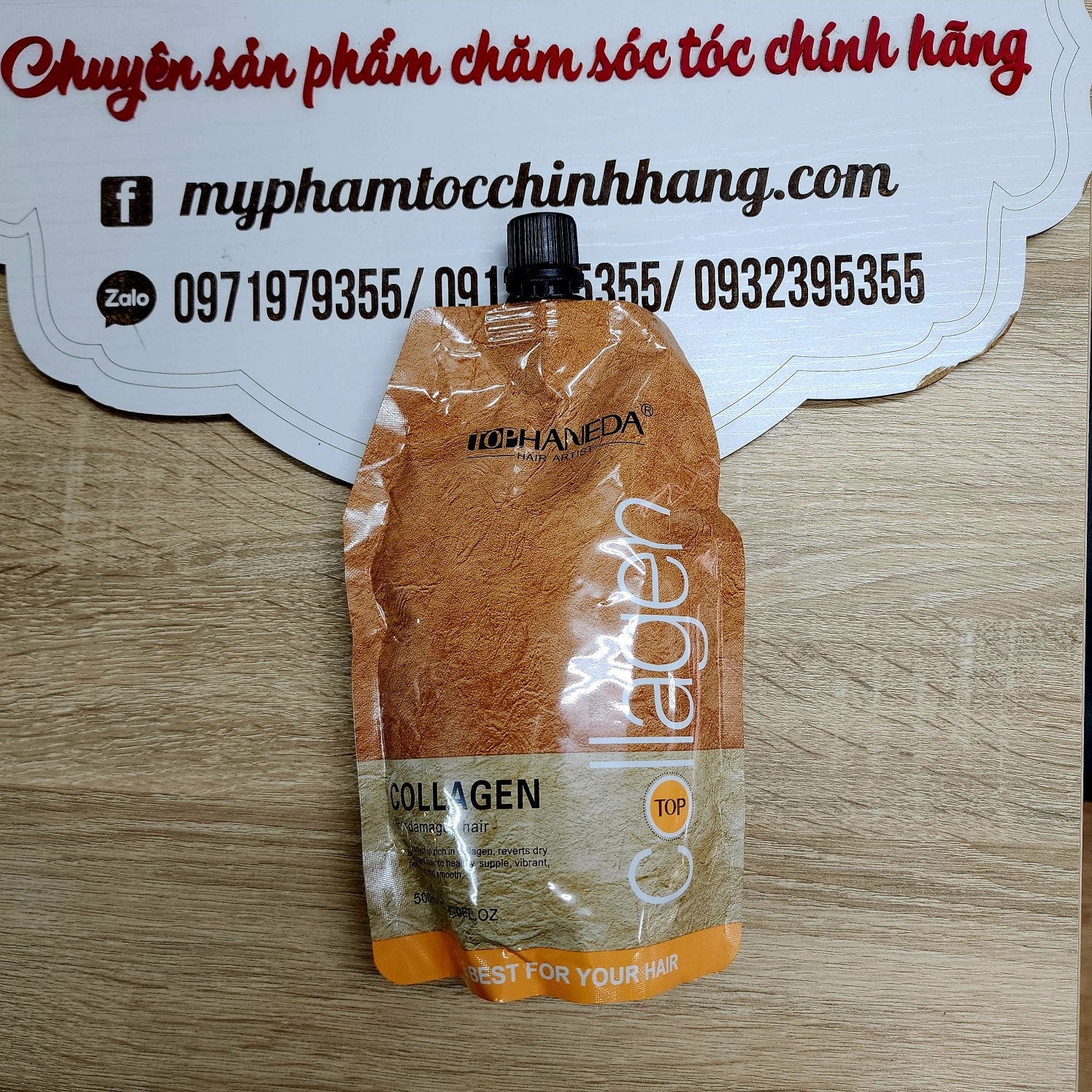 Hấp Tóc Top Haneda Collagen hũ hoặc túi 500ml