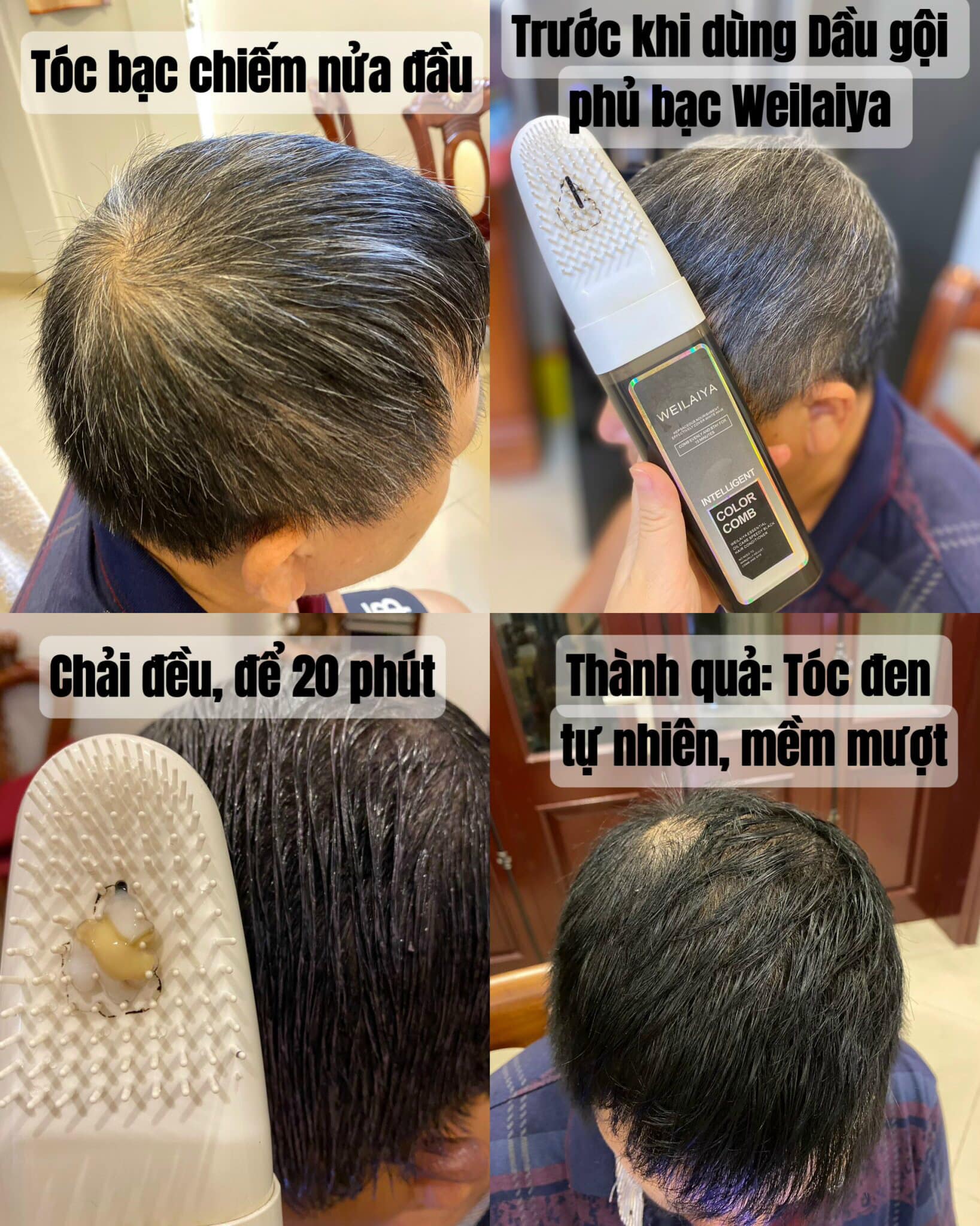 Thuốc nhuộm tóc phủ bóng màu tím, phủ mịn Hàn quốc NEV-Color 450ml | Shopee  Việt Nam