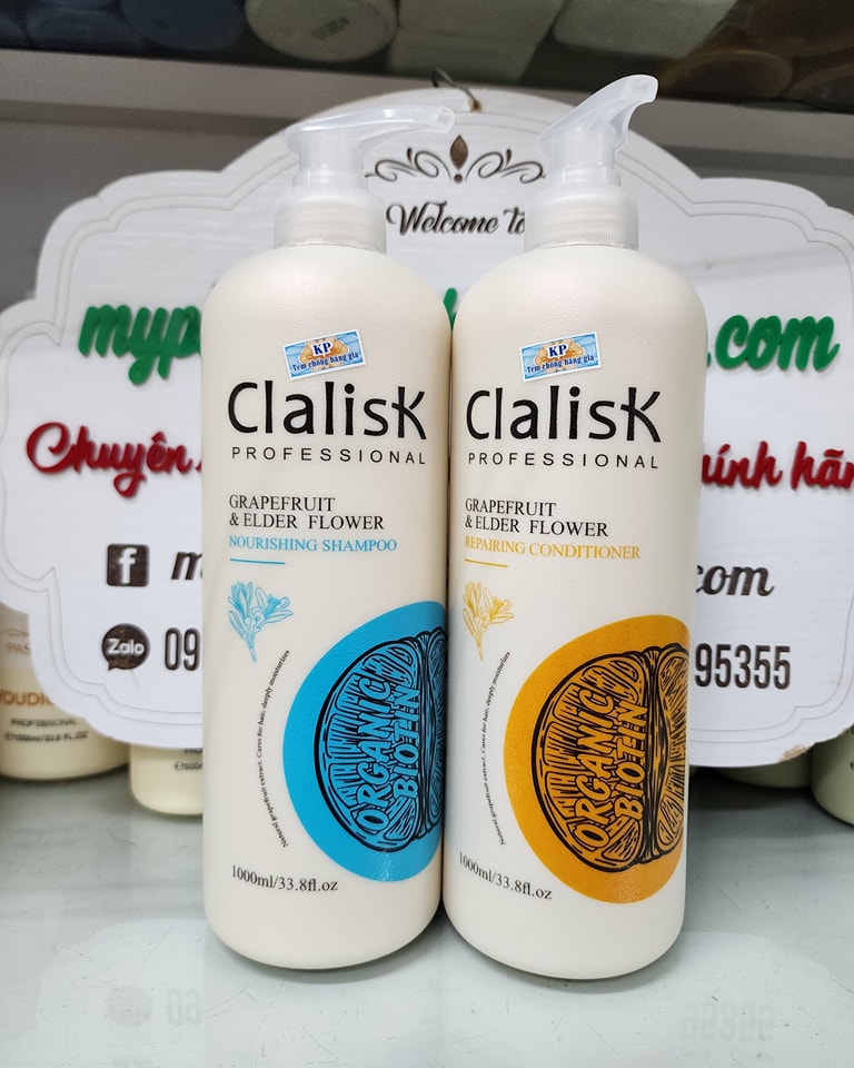 Dầu gội xả bưởi siêu mượt mọc tóc Clalisk 1000ml