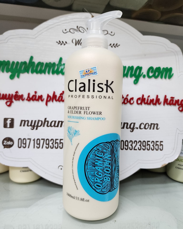 Dầu gội xả bưởi siêu mượt mọc tóc Clalisk 1000ml