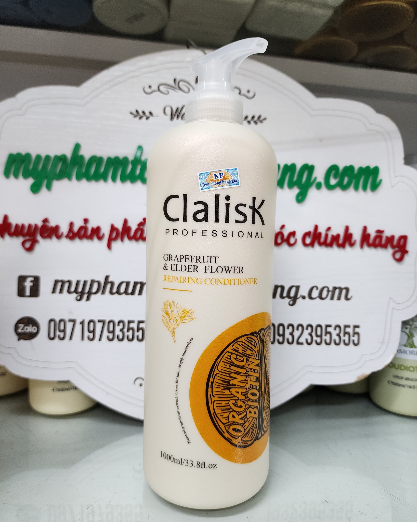 Dầu gội xả bưởi siêu mượt mọc tóc Clalisk 1000ml