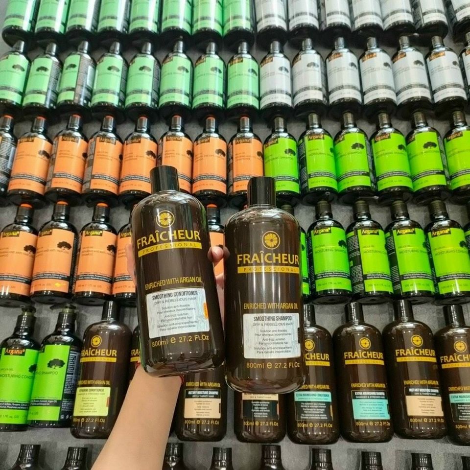 Bộ Dầu Gội Xả Siêu Mượt Fraicheur Smoothing Shampoo & Conditioner 500ml - 800ml