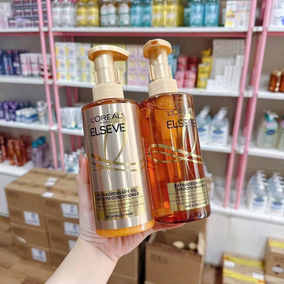 L’Oréal Paris Elseve Full Resist Purifying Shampoo & Detangling Conditioner | Bộ Dầu Gội Làm Sạch Da Đầu Và Dầu Xả Gỡ Rối Cho Tóc Yếu Dễ Gãy