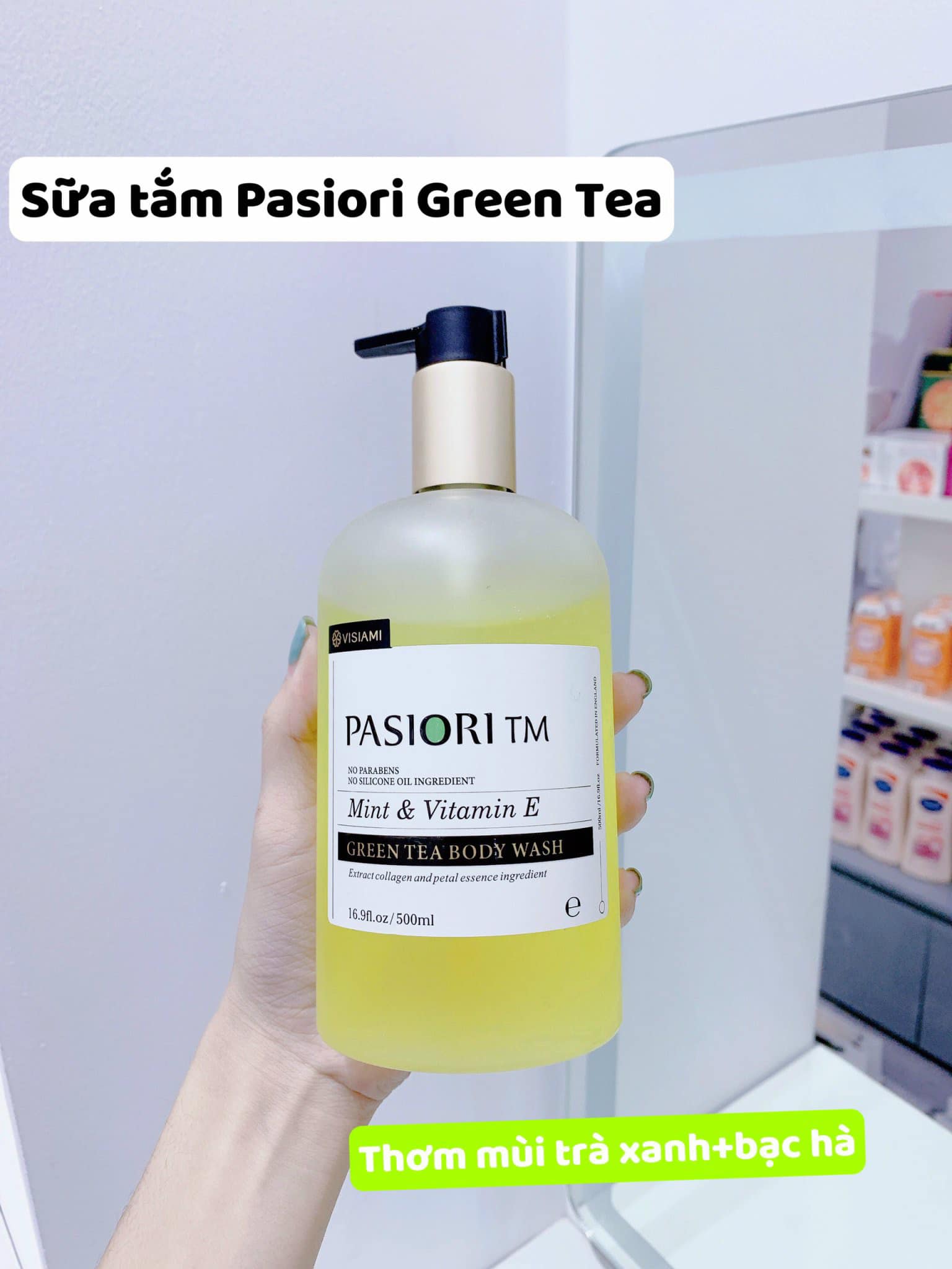 Sữa tắm Visiami Pasiori 500ml