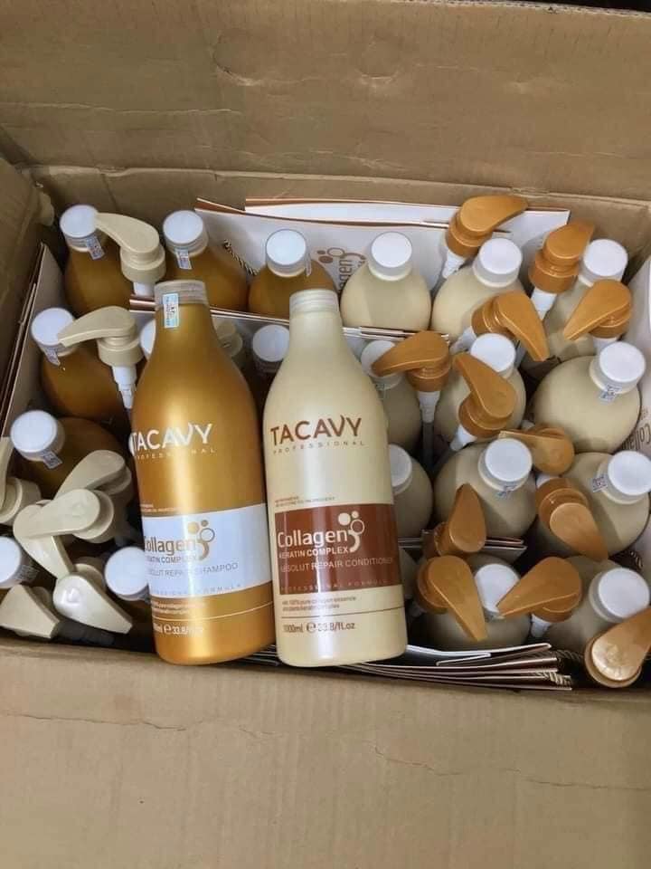 Dầu Gội Xả Chăm Sóc Tóc TACAVY COLLAGEN 500ml - 1000ML